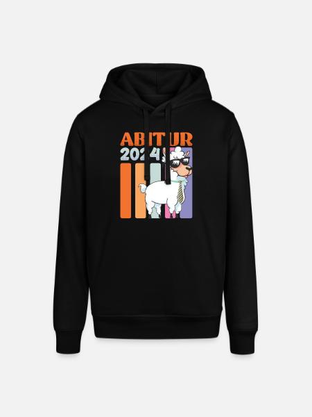 High School Diploma 2024 Llama High School Graduates Graduation - Stanley/Stella SOUNDER Unisex Hoodie - black