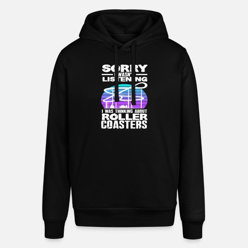 Achterbahn Spruch Geschenkidee - Stanley/Stella Unisex Hoodie SOUNDER - Schwarz