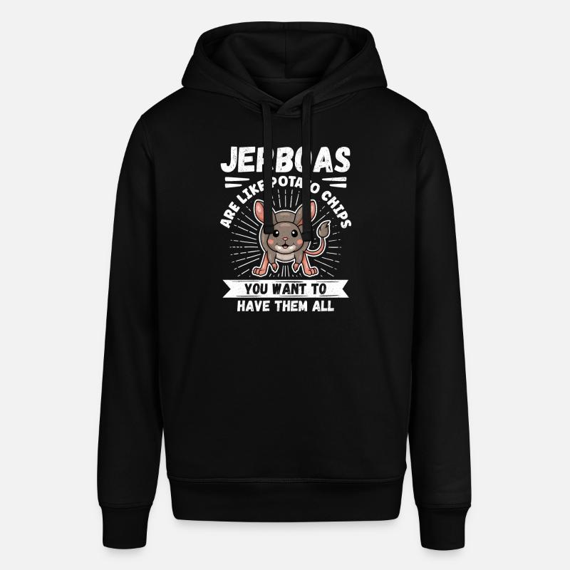 Springmaus Wüstenspringmäuse Springmäuse Geschenk - Stanley/Stella Unisex Hoodie SOUNDER - Schwarz