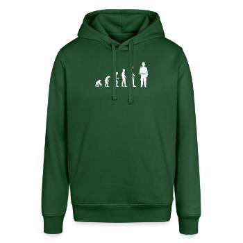 L’évolution vers le bonheur - Sweat à capuche SOUNDER Stanley/Stella Unisexe - vert bouteille - Devant - Alina (178cm) & Michal (187cm)