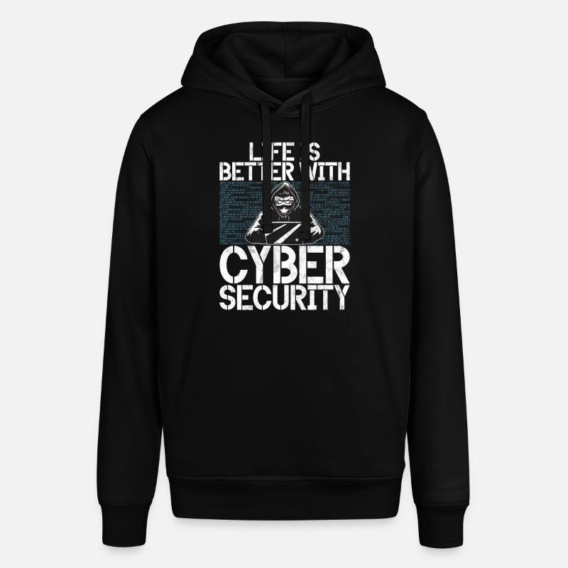 Cyber-sicherheits-hacker-hacking - Stanley/Stella Unisex Hoodie SOUNDER - Schwarz