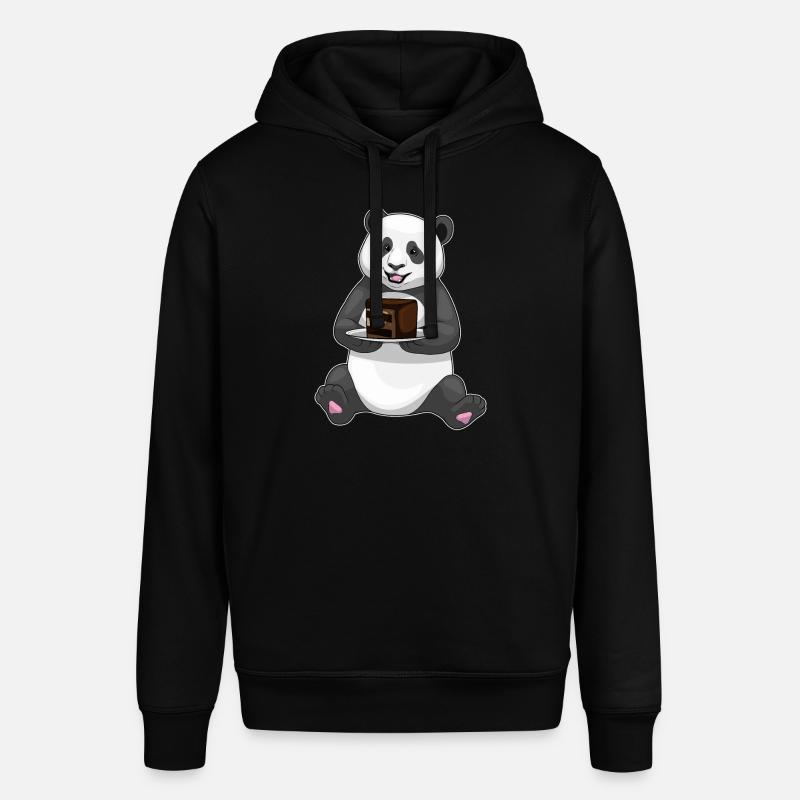 Gâteau d’anniversaire Panda - Sweat à capuche SOUNDER Stanley/Stella Unisexe - noir