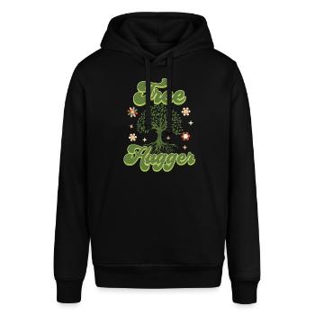 Environmentalist, Nature Lover - Stanley/Stella SOUNDER Unisex Hoodie - black - Front - Alina (178cm) & Michal (187cm)