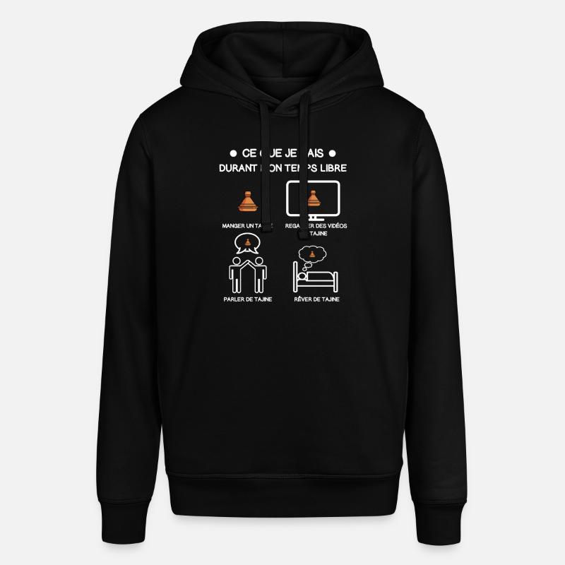 cadeau temps libre tajine - Sweat à capuche SOUNDER Stanley/Stella Unisexe - noir