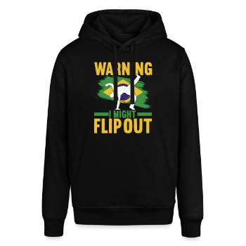Capoeira Capoeirista - Stanley/Stella SOUNDER Unisex Hoodie - black - Front - Alina (178cm) & Michal (187cm)