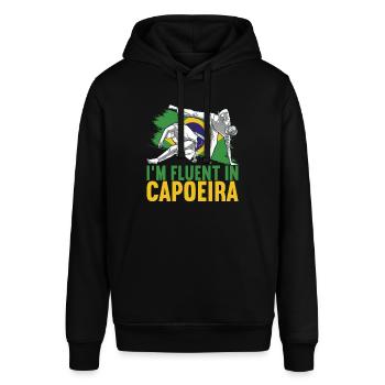 Capoeira Capoeirista - Stanley/Stella SOUNDER Unisex Hoodie - black - Front - Alina (178cm) & Michal (187cm)