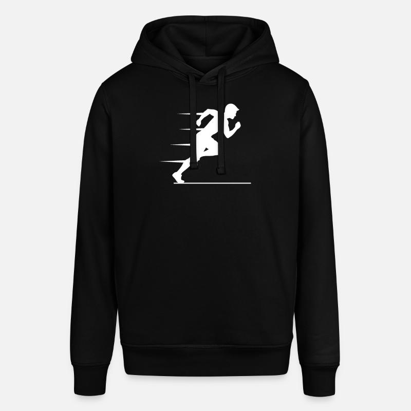 Sprinter rapide Dynamique Athlétisme - Sweat à capuche SOUNDER Stanley/Stella Unisexe - noir