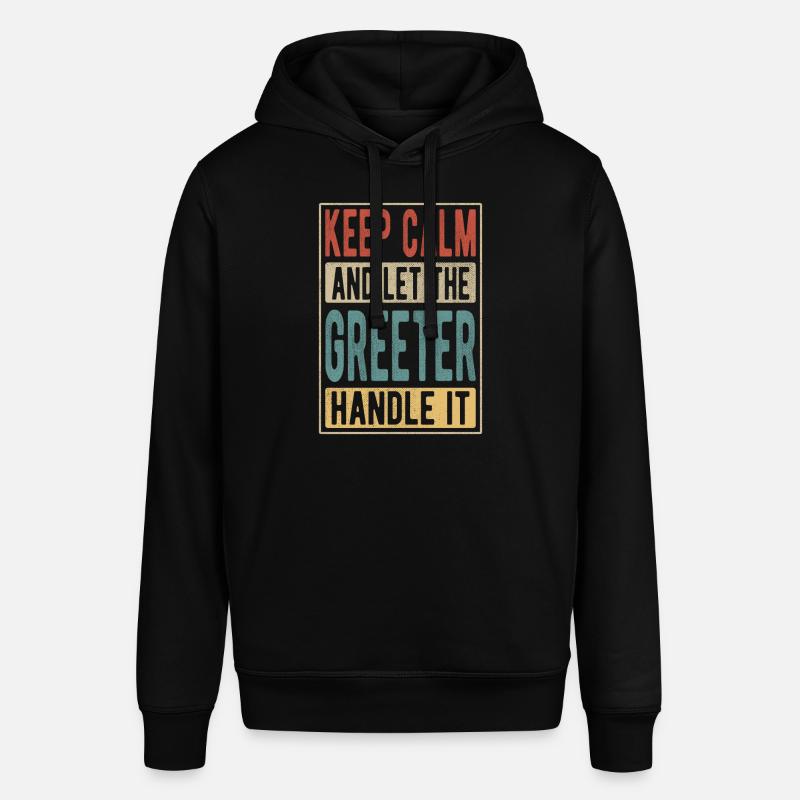 Cadeau rétro Greeter - Sweat à capuche SOUNDER Stanley/Stella Unisexe - noir