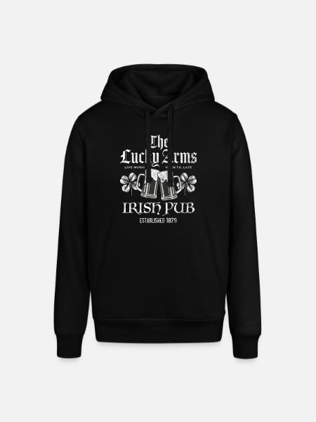 Lucky Arms Irish Pub - Stanley/Stella SOUNDER Unisex Hoodie - black