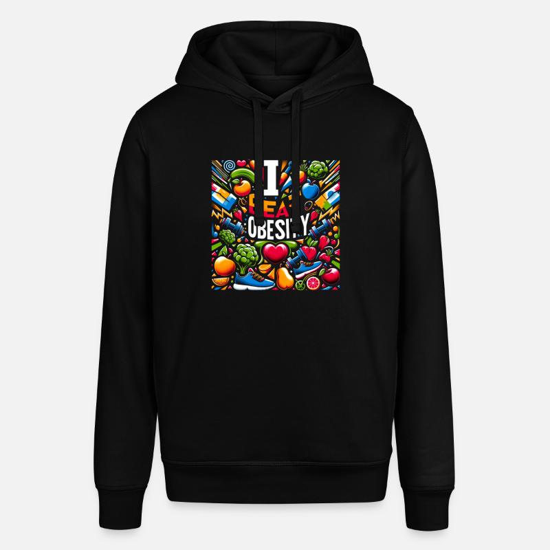J’ai vaincu l’obésité 11 - Sweat à capuche SOUNDER Stanley/Stella Unisexe - noir
