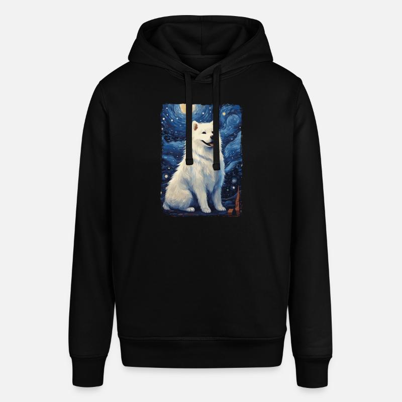 Samoyède Nuit étoilée - Sweat à capuche SOUNDER Stanley/Stella Unisexe - noir