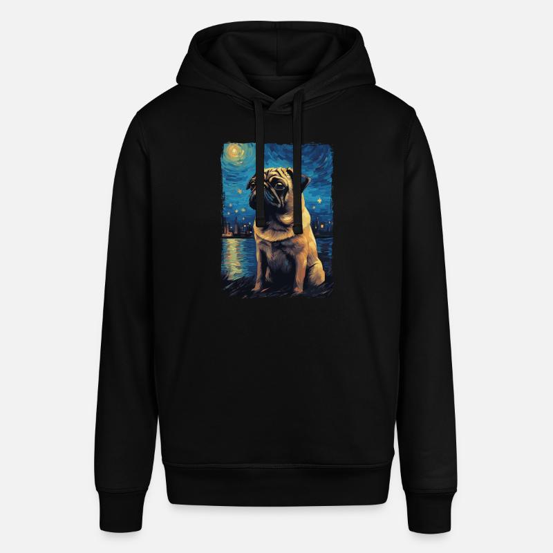 Carlin Nuit étoilée - Sweat à capuche SOUNDER Stanley/Stella Unisexe - noir