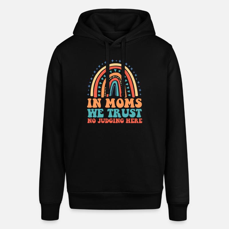 Mama Mutter Unterstützung Der Mutter - Stanley/Stella Unisex Hoodie SOUNDER - Schwarz