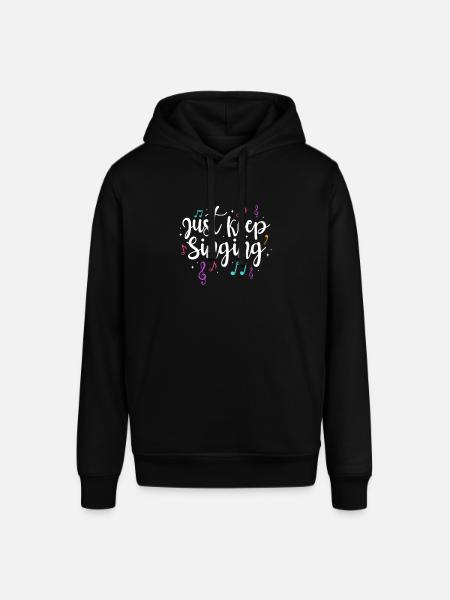 Sanger Sanger Sang Musiker Gave - Stanley/Stella SOUNDER unisex hoodie - sort