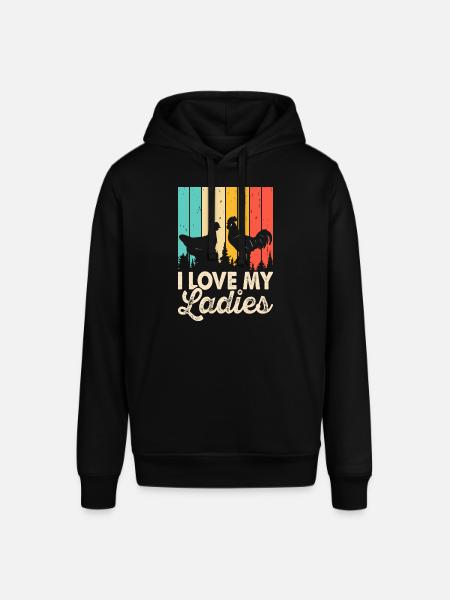 J’aime mes dames - Sweat à capuche SOUNDER Stanley/Stella Unisexe - noir