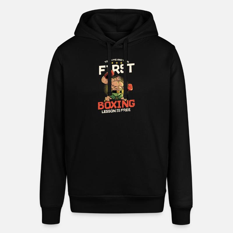 Première leçon de boxe gratuite - Sweat à capuche SOUNDER Stanley/Stella Unisexe - noir