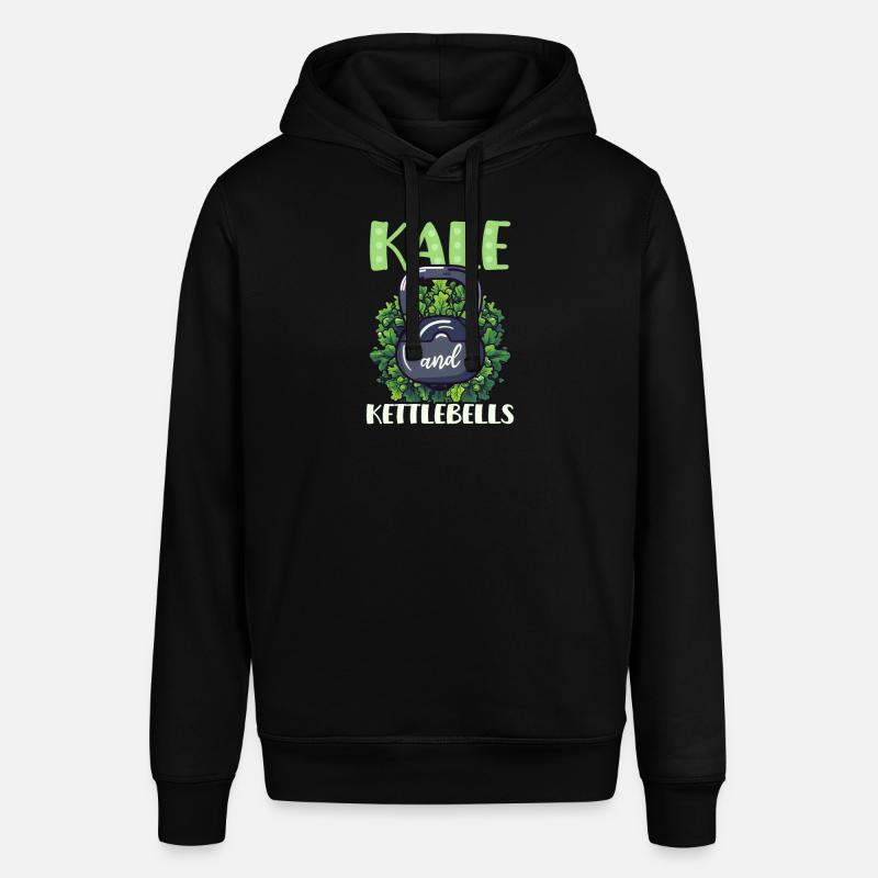 Athlète végétalien Kale et kettlebells - Sweat à capuche SOUNDER Stanley/Stella Unisexe - noir