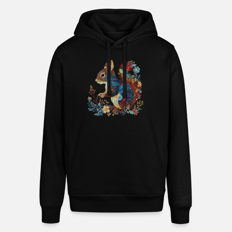 Écureuil - Sweat à capuche SOUNDER Stanley/Stella Unisexe - noir
