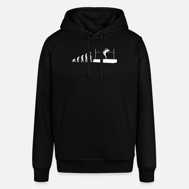 Evolution Hochsprung Athlet Evolutionär - Stanley/Stella Unisex Hoodie SOUNDER - Schwarz