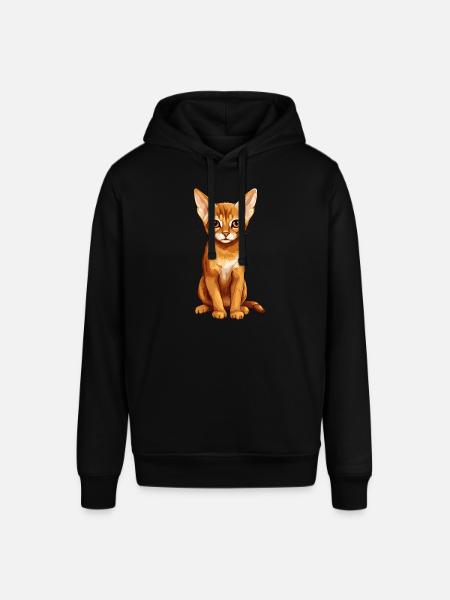 Abyssinian Cat Abessinierkatze - Stanley/Stella SOUNDER Unisex Hoodie - black