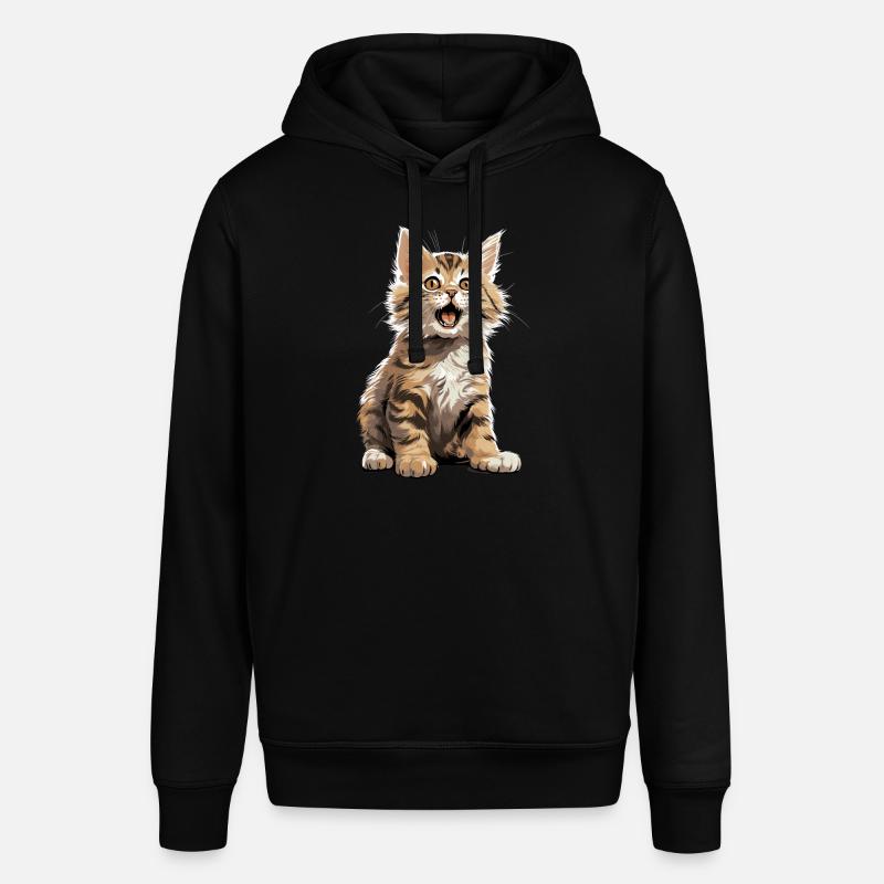 Chat Chats American Bobtail - Sweat à capuche SOUNDER Stanley/Stella Unisexe - noir
