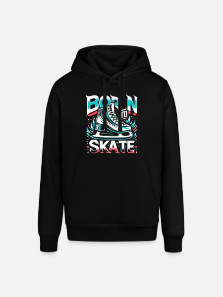 Ice Skating Ice Skaters - Stanley/Stella SOUNDER Unisex Hoodie - black
