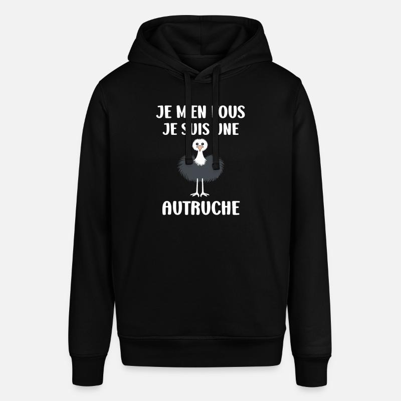 Humour autruche - Sweat à capuche SOUNDER Stanley/Stella Unisexe - noir