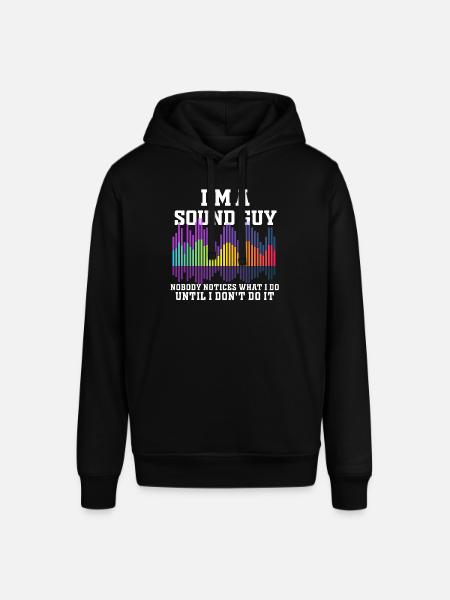 Sound Guy Not A Magician - Stanley/Stella SOUNDER Unisex Hoodie - black