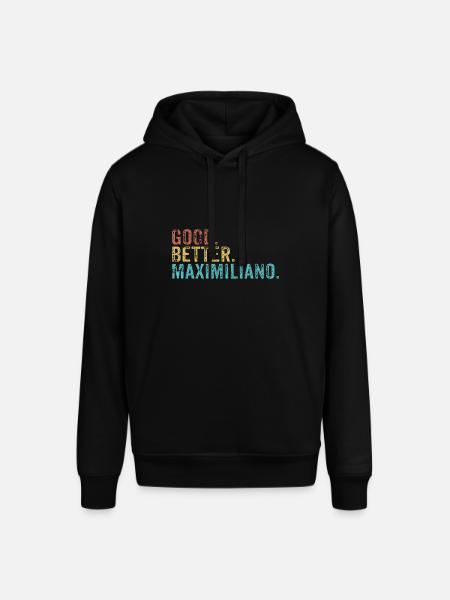Cool guys are called maximiliano - Stanley/Stella Unisex Hoodie SOUNDER - Schwarz