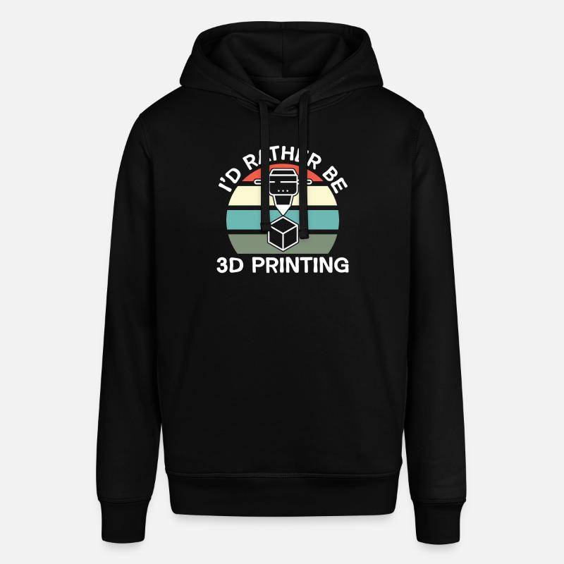 Imprimante 3D Impression 3D - Sweat à capuche SOUNDER Stanley/Stella Unisexe - noir