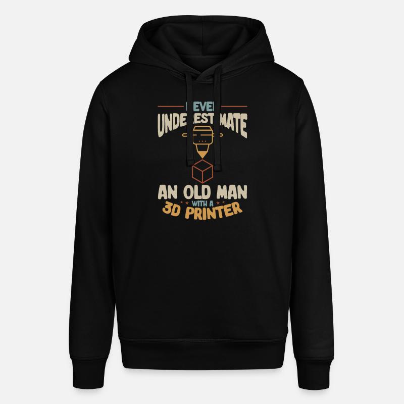 Imprimante 3D Impression 3D - Sweat à capuche SOUNDER Stanley/Stella Unisexe - noir