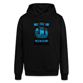 Noriker Pferd Noriker Liebhaber Geschenk - Stanley/Stella Unisex Hoodie SOUNDER - Schwarz - Vorne - Alina (178cm) & Michal (187cm)