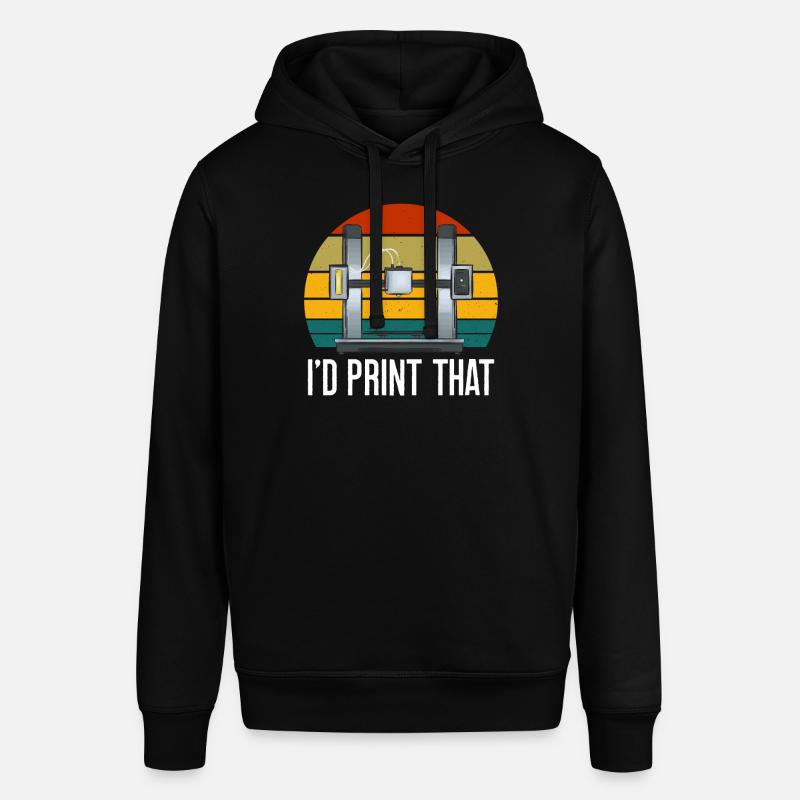 3D Printer 3D Printing - Stanley/Stella SOUNDER Unisex Hoodie - black