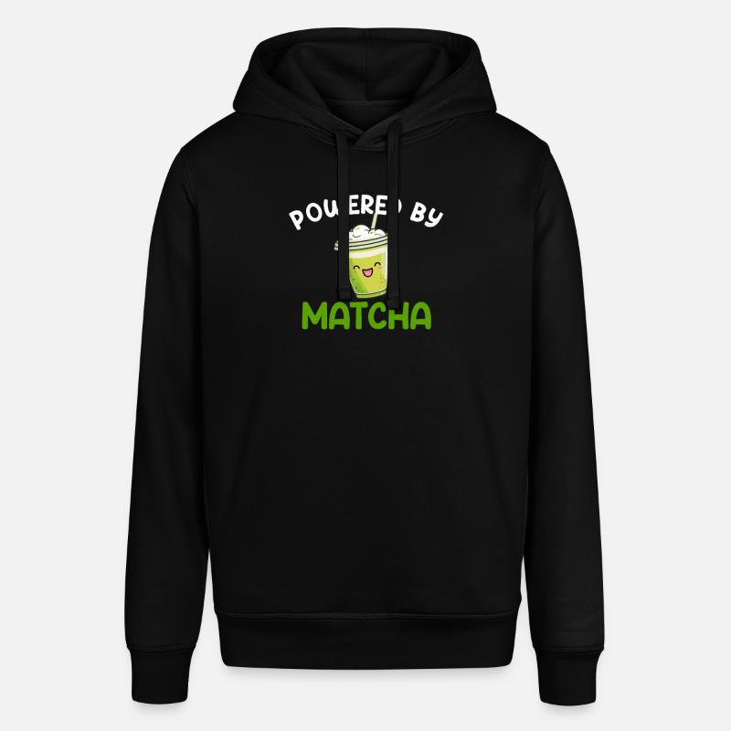 Propulsé par Matcha, Matcha - Sweat à capuche SOUNDER Stanley/Stella Unisexe - noir