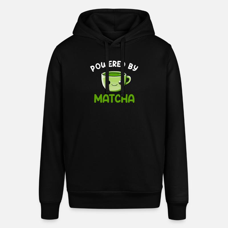 Propulsé par Matcha, Matcha - Sweat à capuche SOUNDER Stanley/Stella Unisexe - noir
