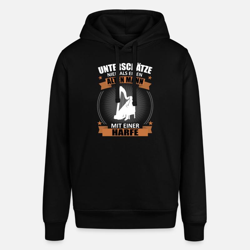 Harpe sagesse âge puissance cadeau - Sweat à capuche SOUNDER Stanley/Stella Unisexe - noir
