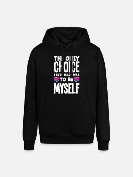 Bisexuell Selbstsein Regenbogen - Stanley/Stella Unisex Hoodie SOUNDER - Schwarz