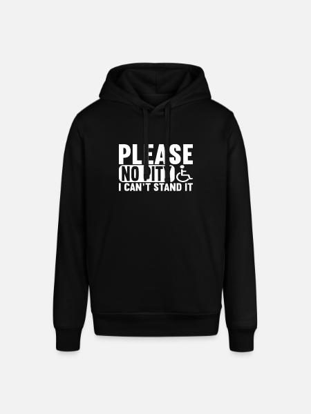 Rollstuhlfahrer Rollstuhl - Stanley/Stella Unisex Hoodie SOUNDER - Schwarz