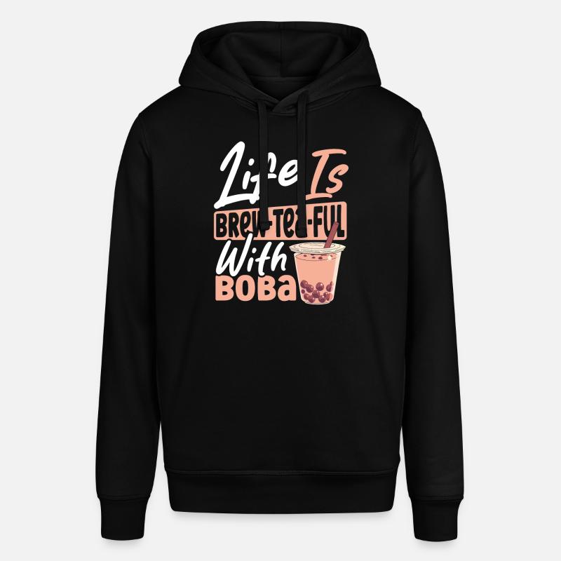 Chai Tee Tee-Latte Tapioka-Perlen - Stanley/Stella Unisex Hoodie SOUNDER - Schwarz