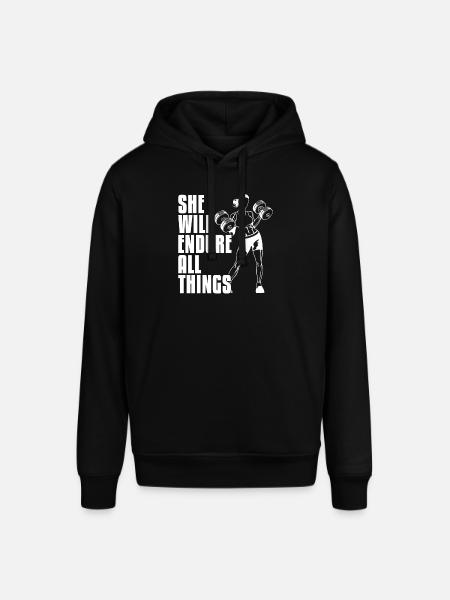 Weightlifting Weightlifter Sweat - Stanley/Stella SOUNDER Unisex Hoodie - black