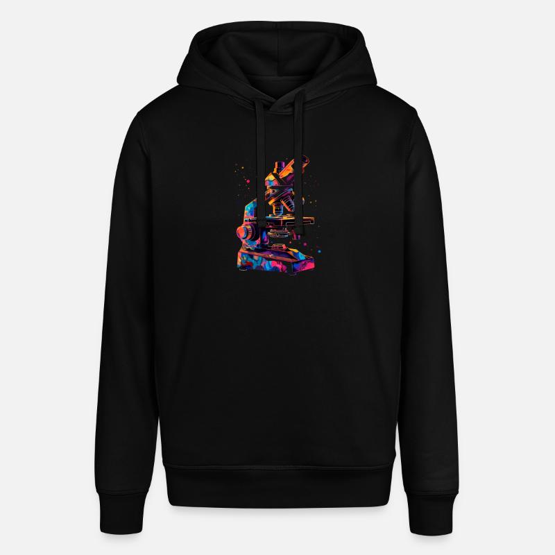 Microscopy Scientist Biologist Microscope - Stanley/Stella Unisex Hoodie SOUNDER - Schwarz