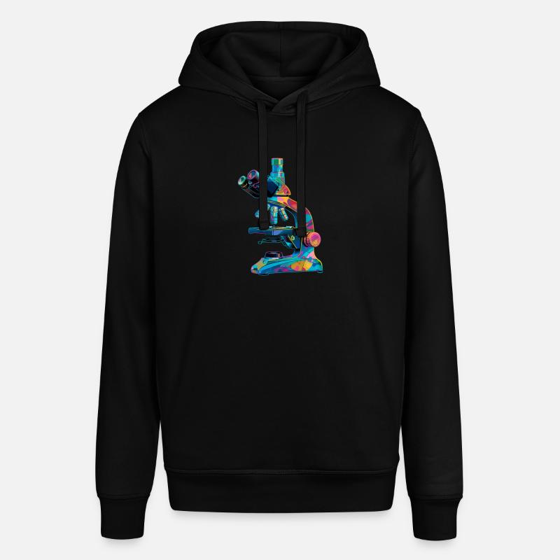 Microscopy Scientist Biologist Microscope - Stanley/Stella Unisex Hoodie SOUNDER - Schwarz