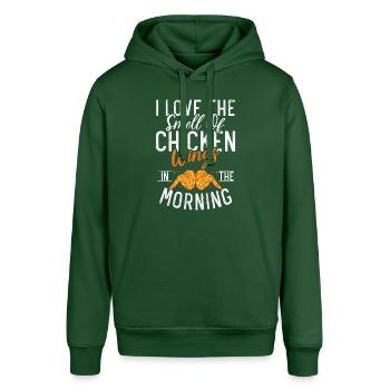 Chicken Wings Gifts - Stanley/Stella Unisex Hoodie SOUNDER - Flaschengrün - Vorne - Alina (178cm) & Michal (187cm)
