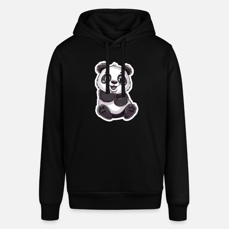 Exubérant Panda Buddy Sticker - Sweat à capuche SOUNDER Stanley/Stella Unisexe - noir