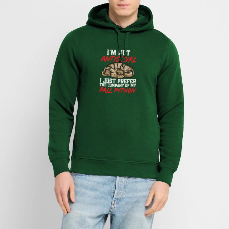 Ball Python Snake King Python Sweat à capuche SOUNDER Stanley/Stella Unisexe