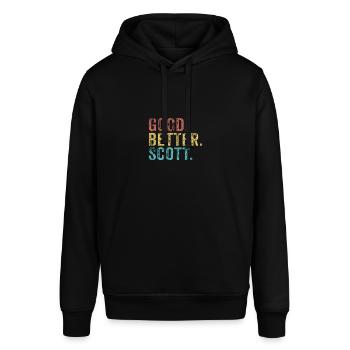 Good better Scott - Stanley/Stella Unisex Hoodie SOUNDER - Schwarz - Vorne - Alina (178cm) & Michal (187cm)