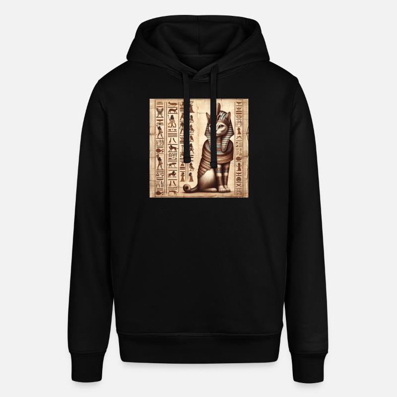Pharaon Papyrus Scroll Désert Rétro - Sweat à capuche SOUNDER Stanley/Stella Unisexe - noir
