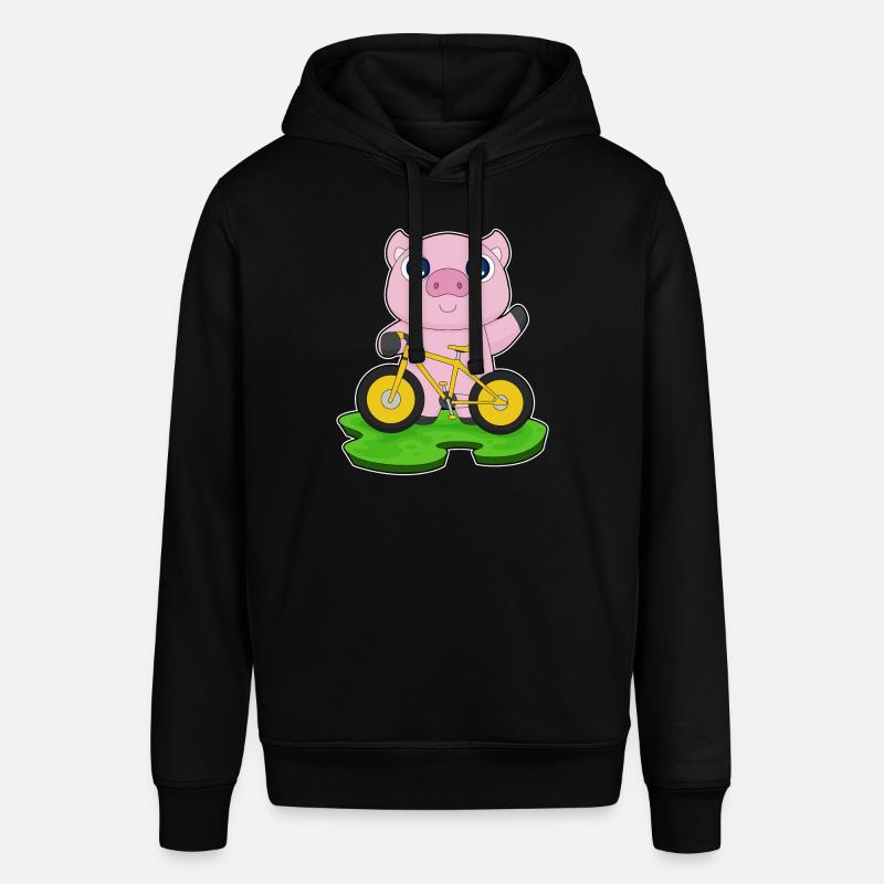 Vélo de cochon - Sweat à capuche SOUNDER Stanley/Stella Unisexe - noir