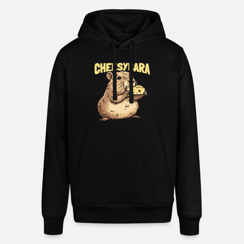 Fromager Capybara Cheesybara - Sweat à capuche SOUNDER Stanley/Stella Unisexe - noir