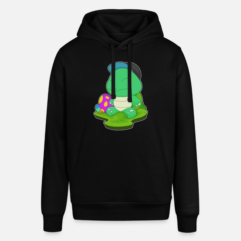 Turtle Easter Easter Eggs - Stanley/Stella SOUNDER Unisex Hoodie - black